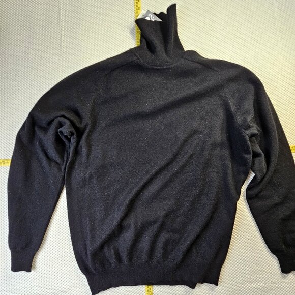 Men’s 100% Fine Cashmere Pullover Turtleneck Sweater Long Sleeve XXL Tasso Elba - Picture 7 of 16